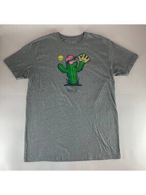 Baseballism Mens Gray Spring Training Short Sleeve Crewneck Shirt Mens XL READ